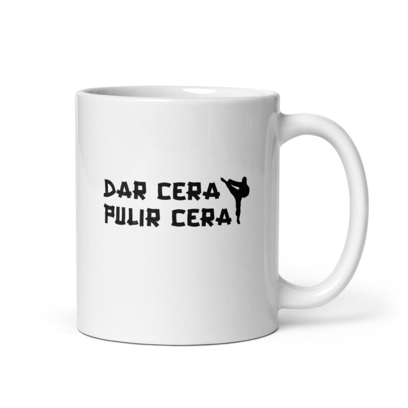 Taza "Dar cera" - Karate Kid