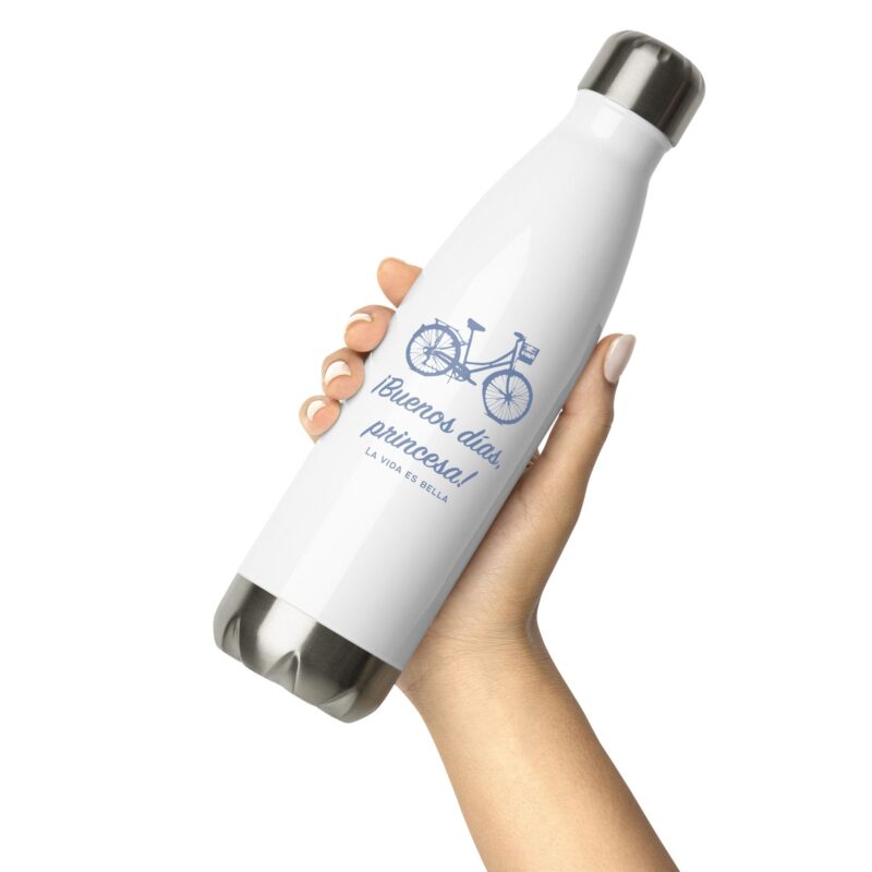 Botella de agua "¡Buenos días, princesa!" - La vida es bella