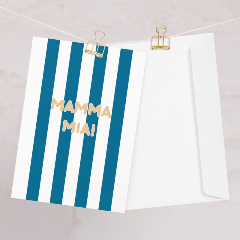 Tarjeta de felicitación "Mamma Mia!"