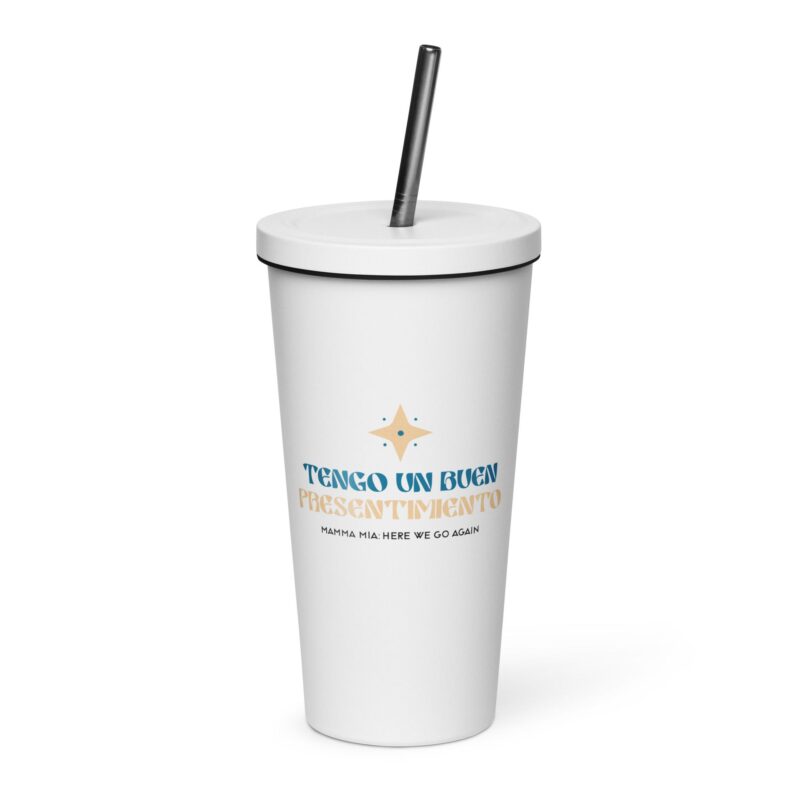 Vaso térmico con pajita "Presentimiento" - Mamma Mia: Here We Go Again!