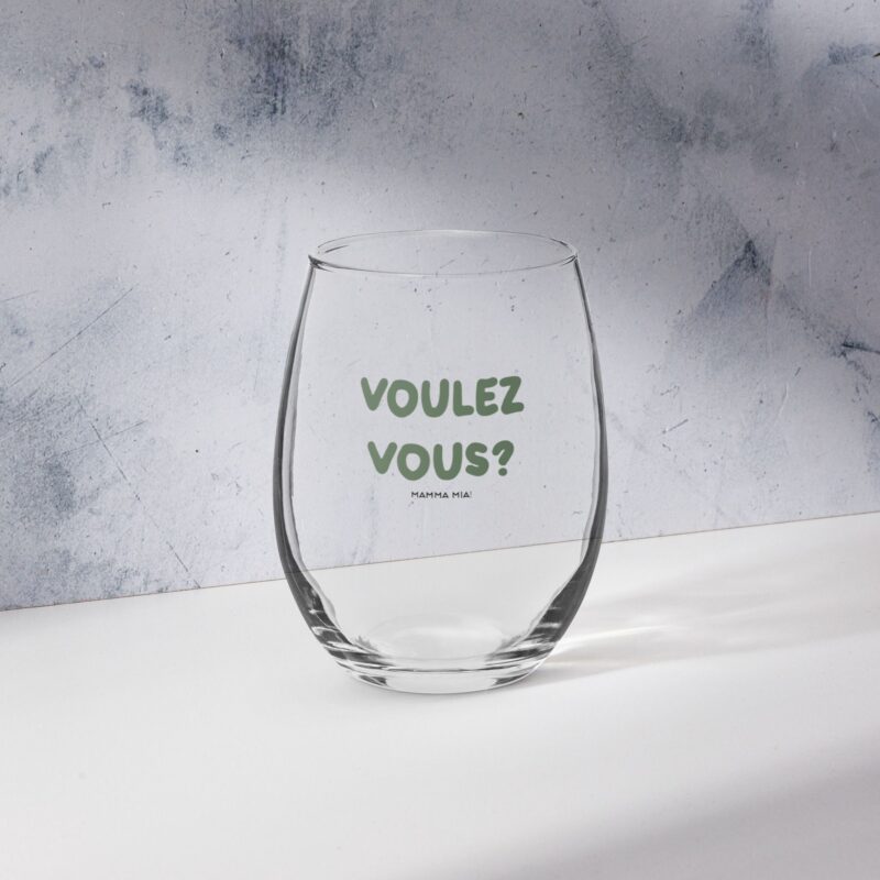 Vaso de cristal "Voulez Vous" - Mamma Mia!