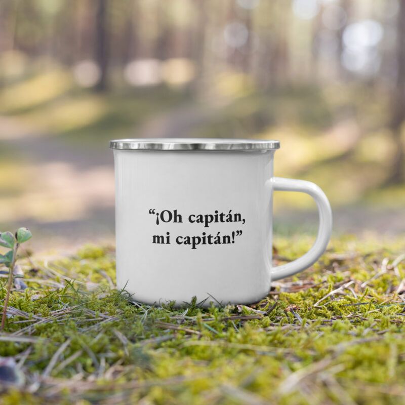 Taza «¡Oh capitán!» - El club de los poetas muertos