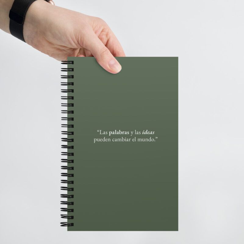 Libreta de notas con espiral