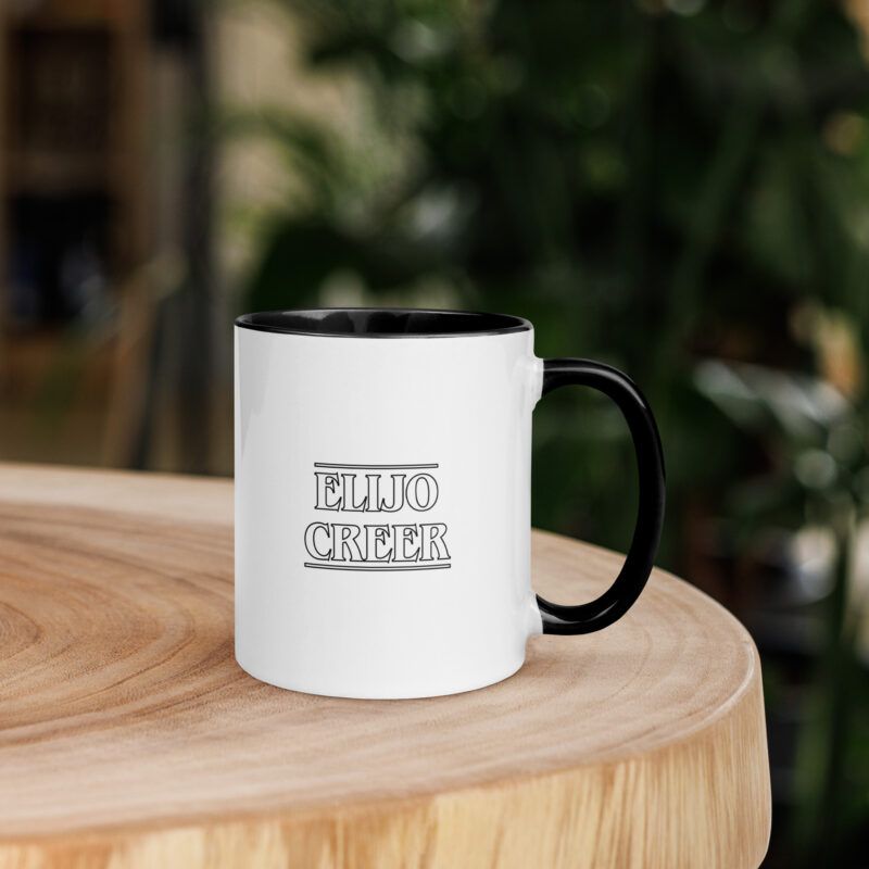 Taza negra «Elijo creer» – Stranger Things