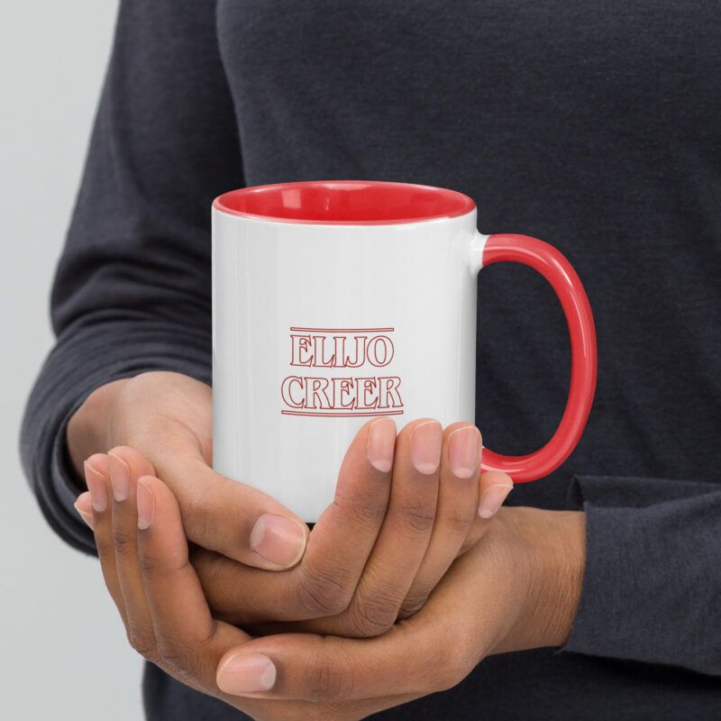 Taza roja «Elijo creer» – Stranger Things